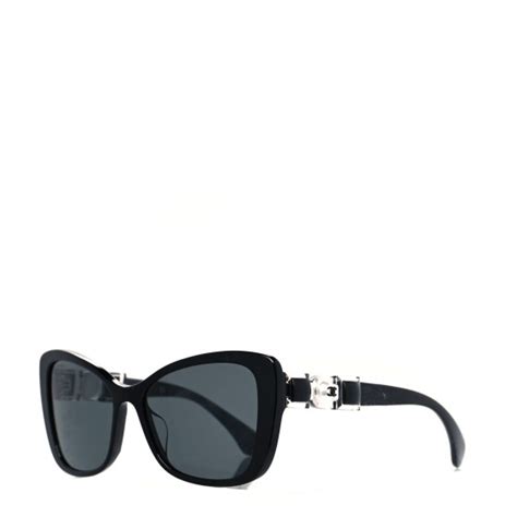 CHANEL Acetate Pearl Butterfly Sunglasses 5445